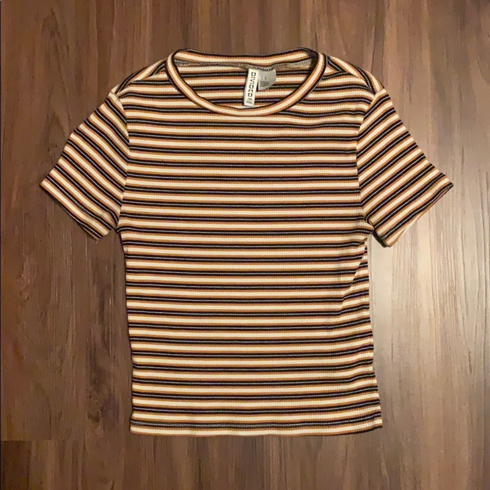 Stripped skinny tee